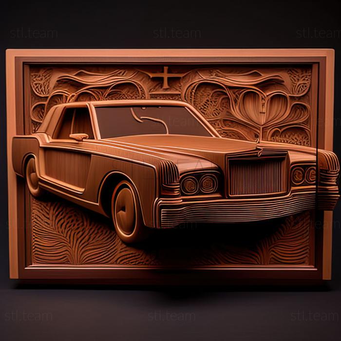 3D model Lincoln Continental (STL)